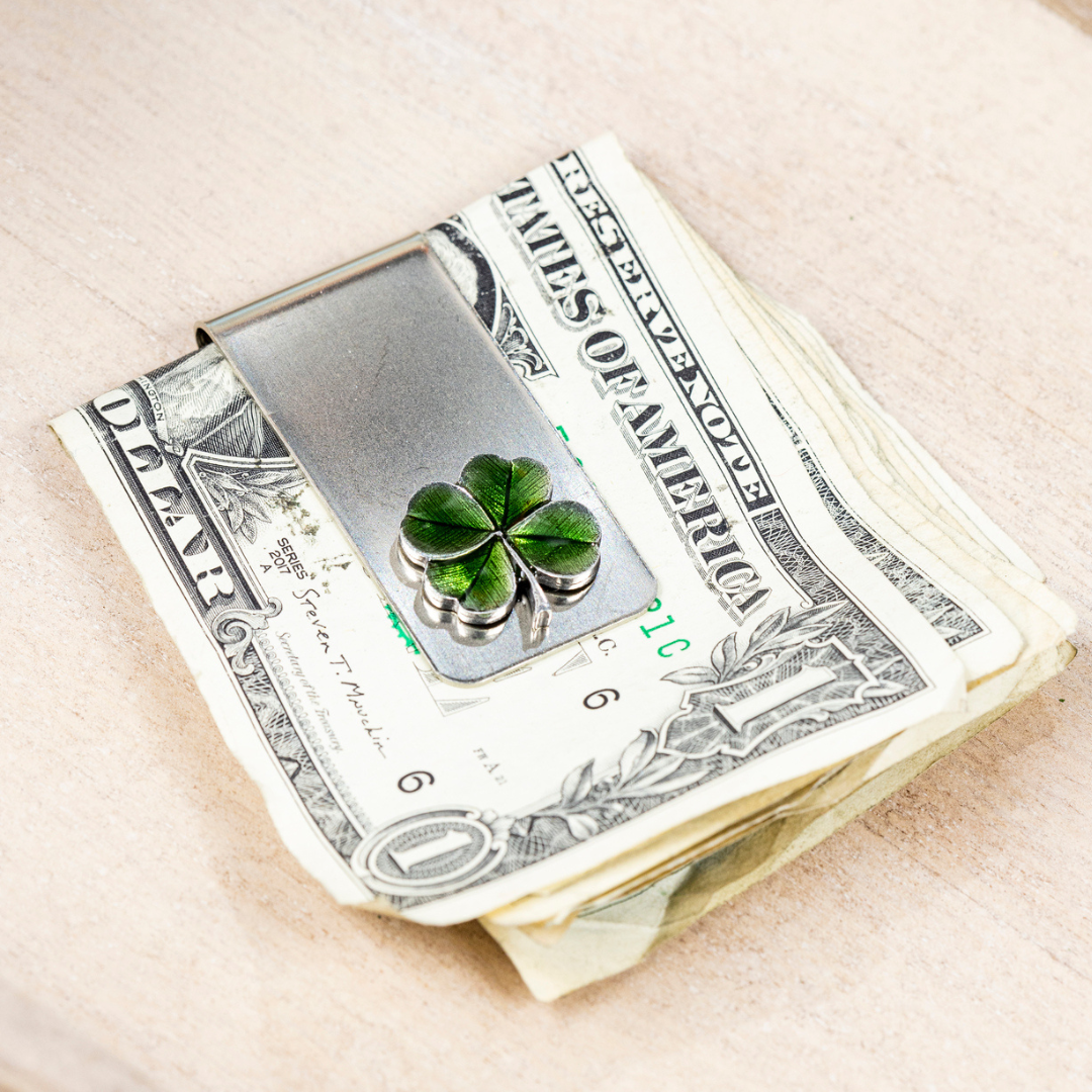 Clover / Green Money Clip